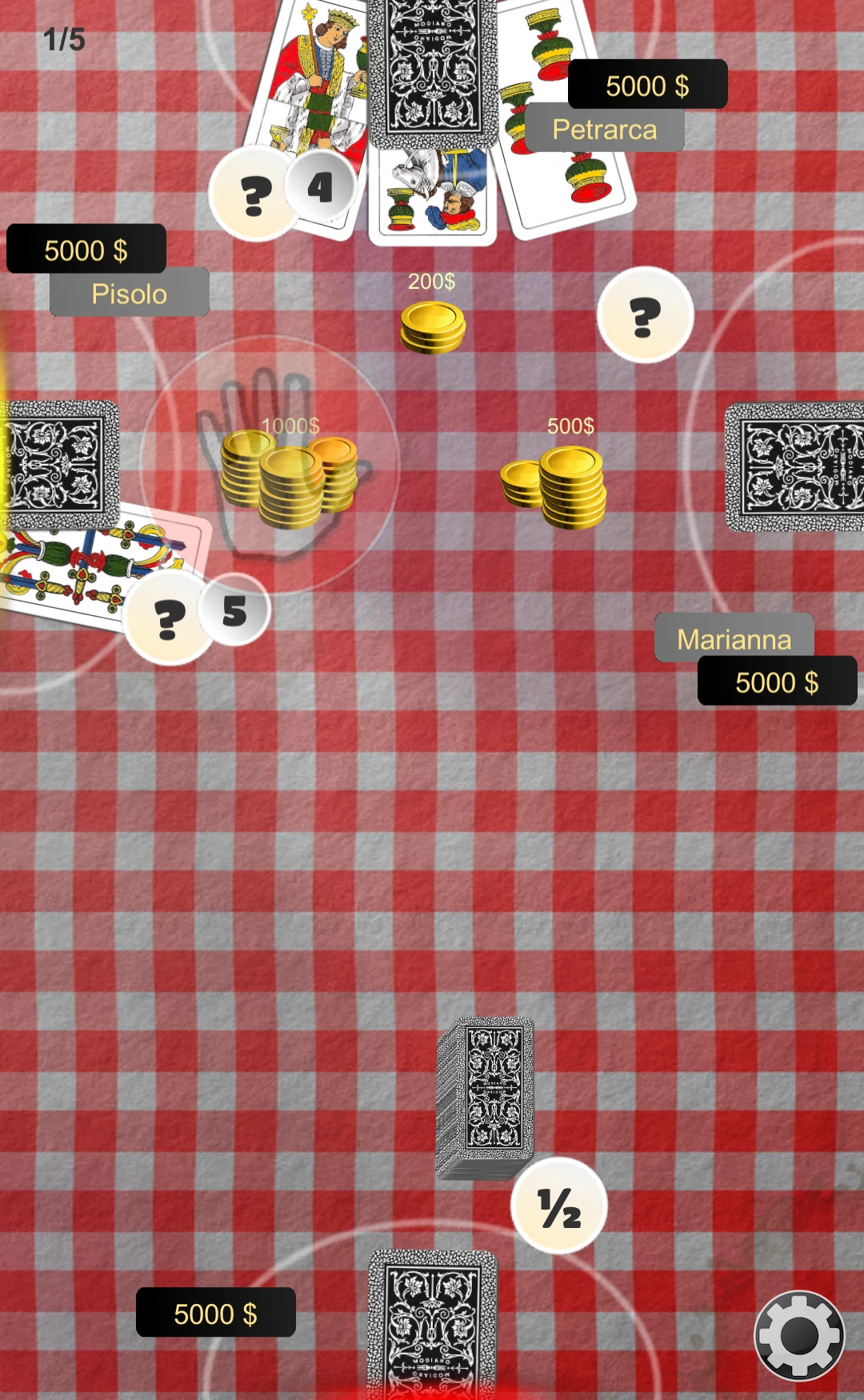 iSettemezzo screenshot