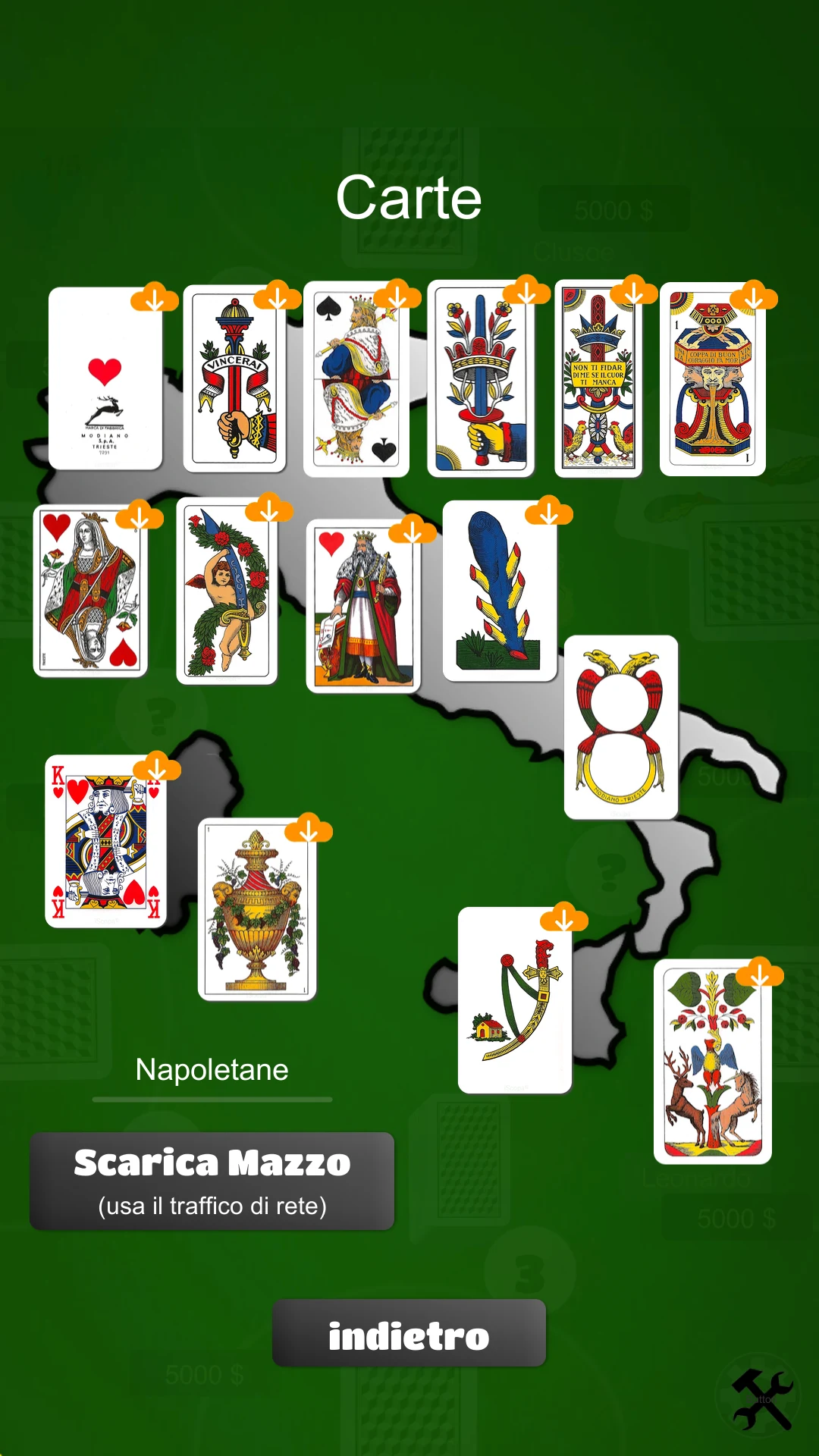 iSettemezzo screenshot